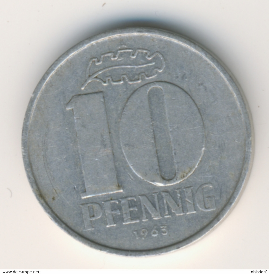 DDR 1963: 10 Pfennig, KM 10 - 10 Pfennig