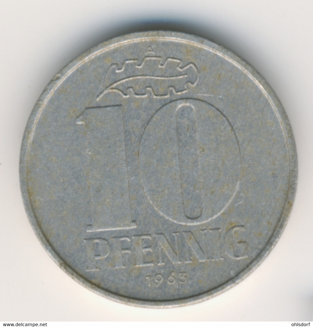 DDR 1963: 10 Pfennig, KM 10 - 10 Pfennig