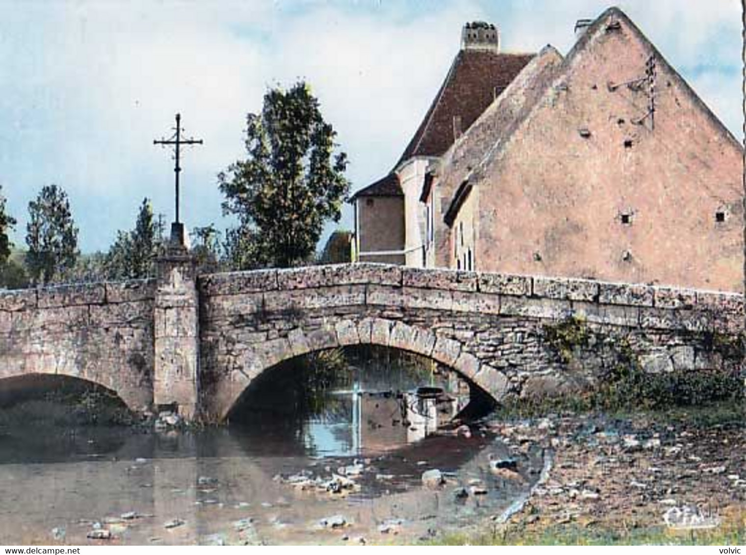 58 - CORVOL-L'ORGUEILLEUX - Le Pont Sur Le Sauzay  - CPSM - - Otros & Sin Clasificación