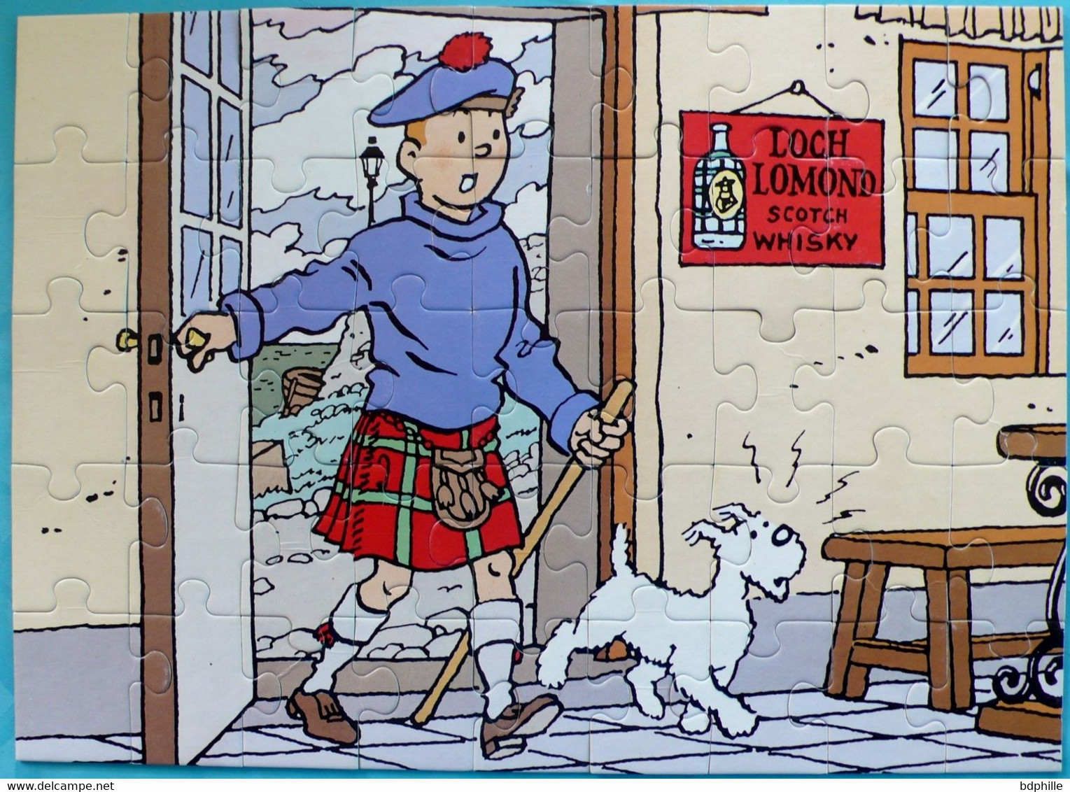 Tintin Puzzle Ile Noire 1995 Nathan - Puzzels