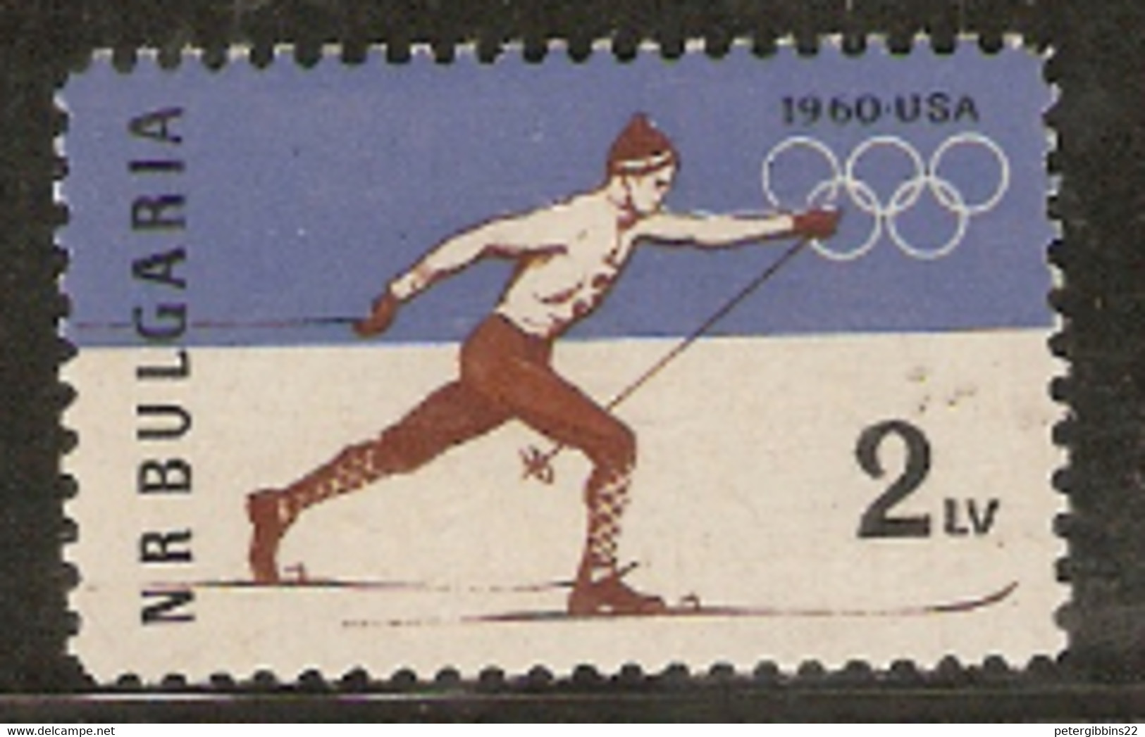 Bulgaria  1960   SG 1186 Squaw Valley Winter OLympics Perf    Unmounted Mint - Invierno 1960: Squaw Valley