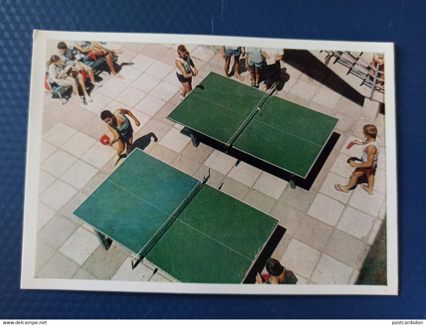 ARTEK. PIONEER CAMP (playing Table Tennis) 1969 - USSR - Ping Pong - Tafeltennis