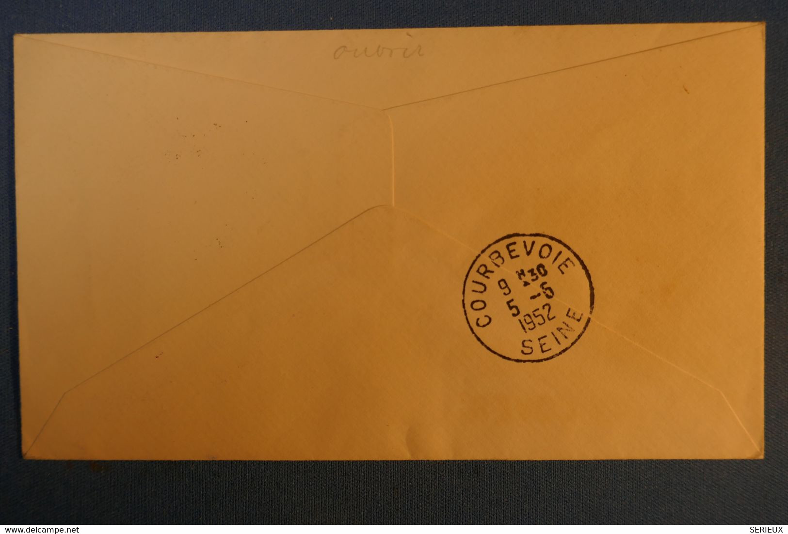 E12 ISLANDE LETTRE RECO 1952 REYKJAVIK POUR COURBEVOIE FRANCE + DAY FIRST COVER AFFRANC PLAISANT - Briefe U. Dokumente
