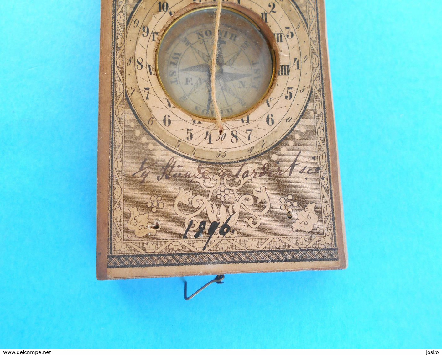 BRITISH SUNDIAL From The 19th Century * Compass Cadran Solaire Boussole Sonnenuhr Kompass Meridiana Bussola - Technik & Instrumente