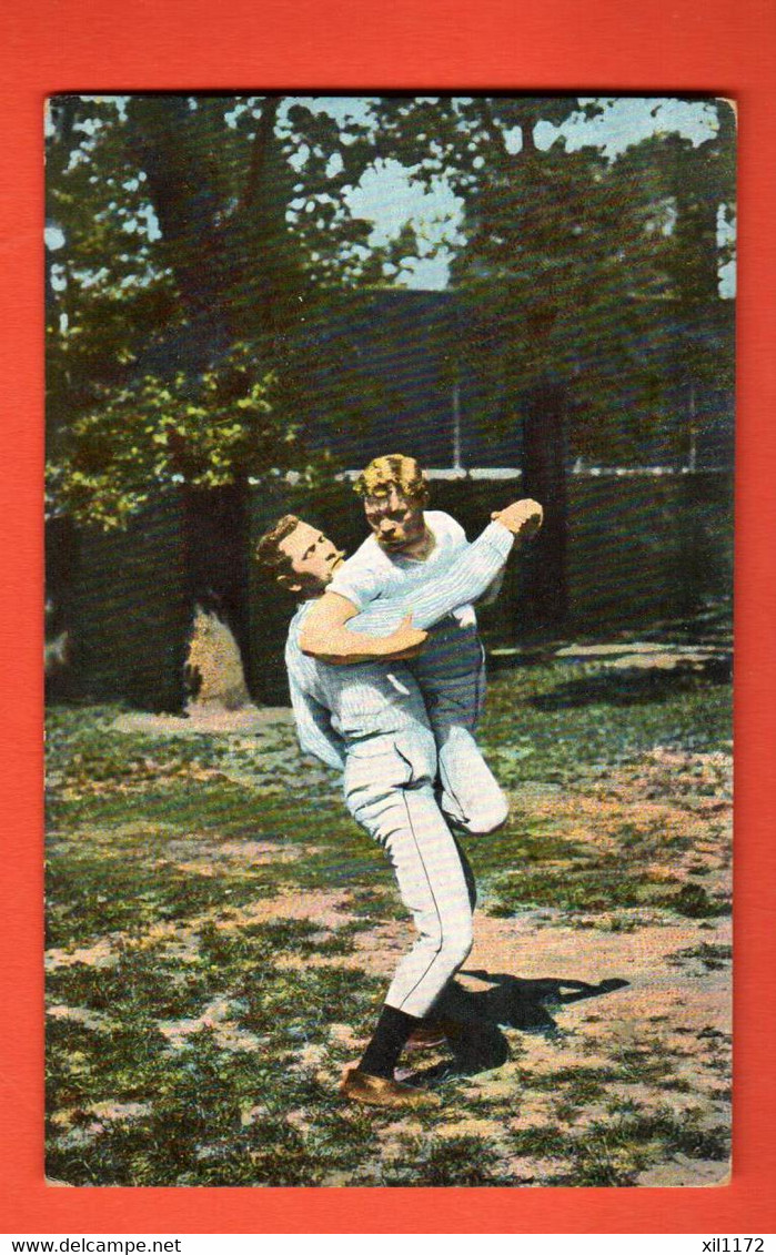 ZBG-26  Passe De Lutte. Circulé En 1906 - Wrestling