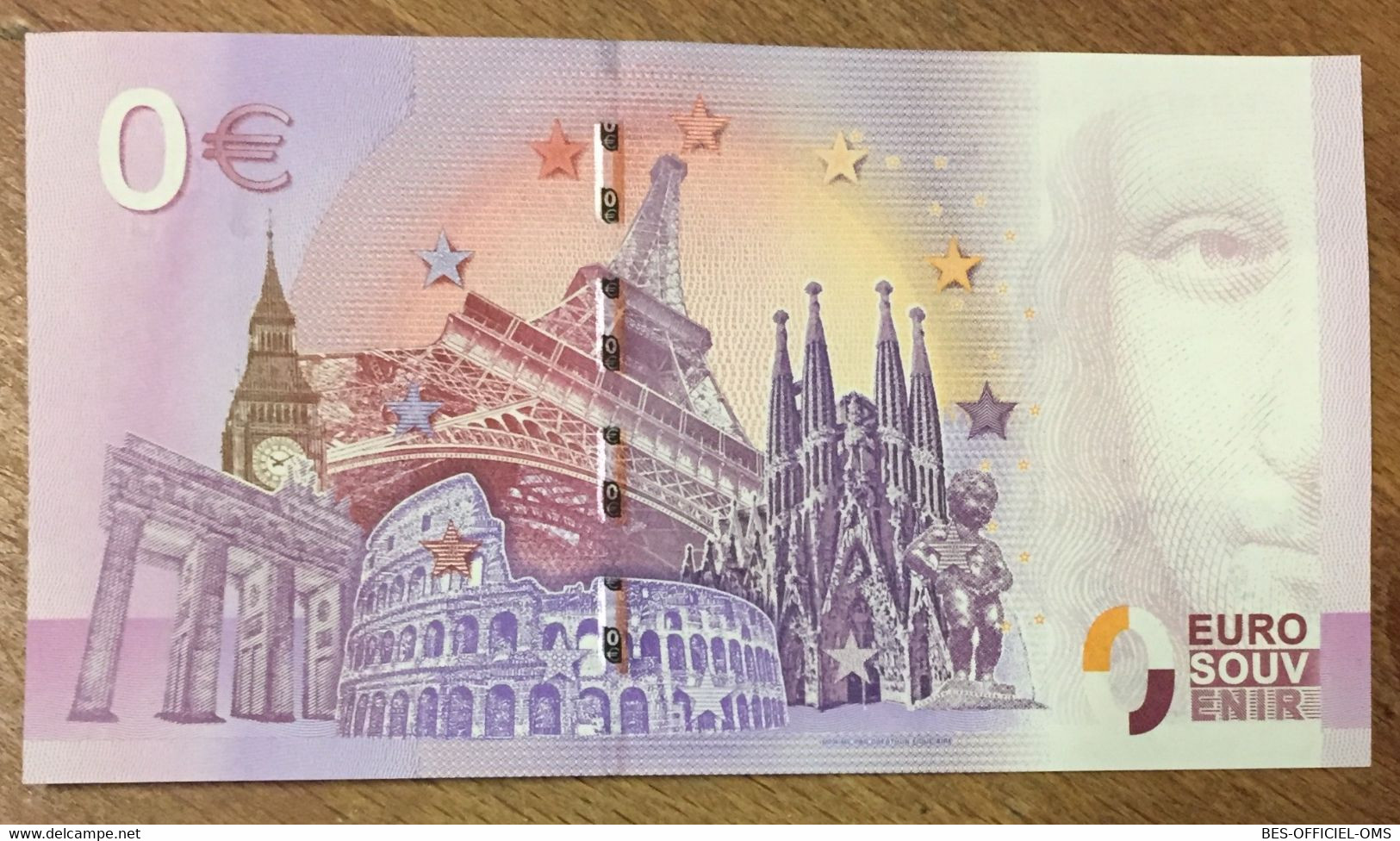 2016 BILLET 0 EURO SOUVENIR DPT 44 PONT DE SAINT-NAZAIRE + TIMBRE ZERO 0 EURO SCHEIN BANKNOTE PAPER MONEY BANK - Privatentwürfe