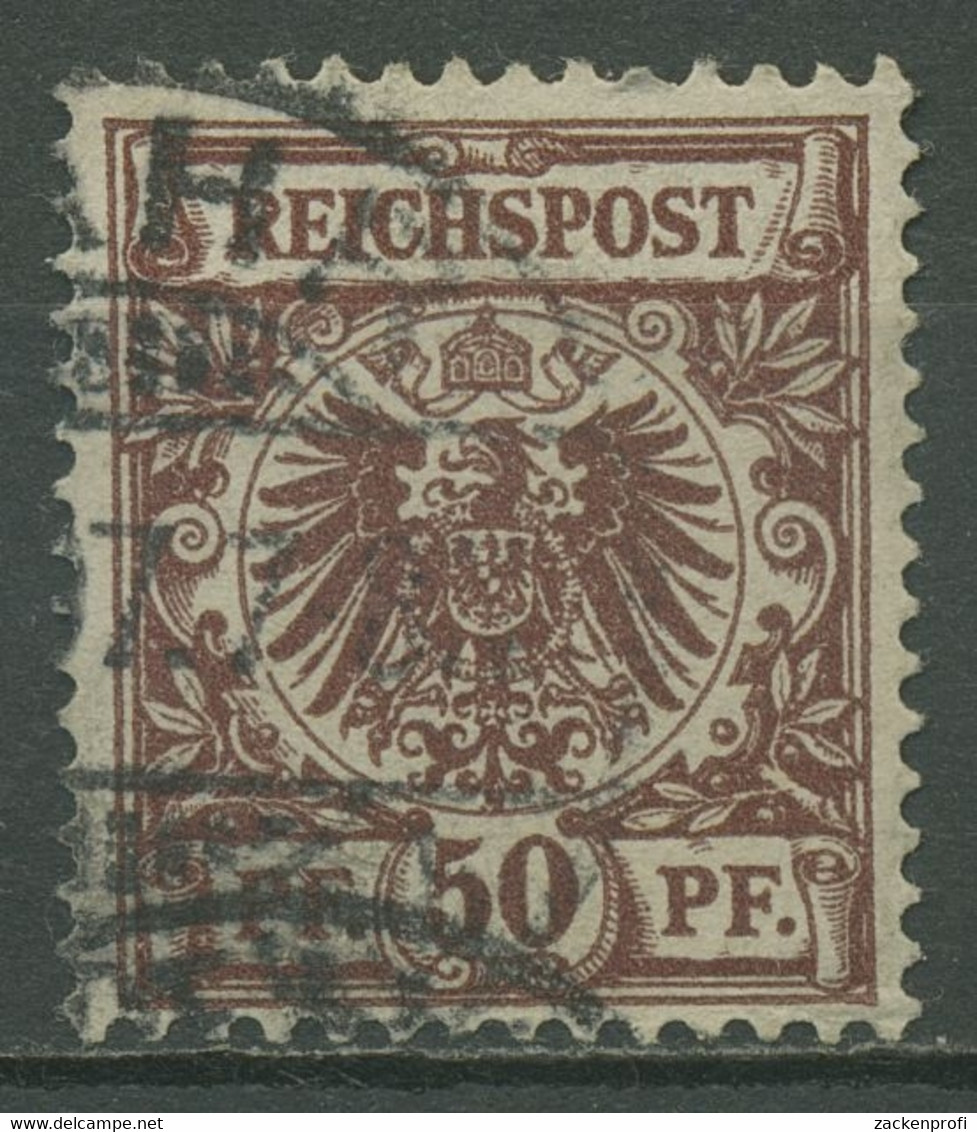 Deutsches Reich 1889 Krone/Adler 50 D Gestempelt Geprüft - Oblitérés