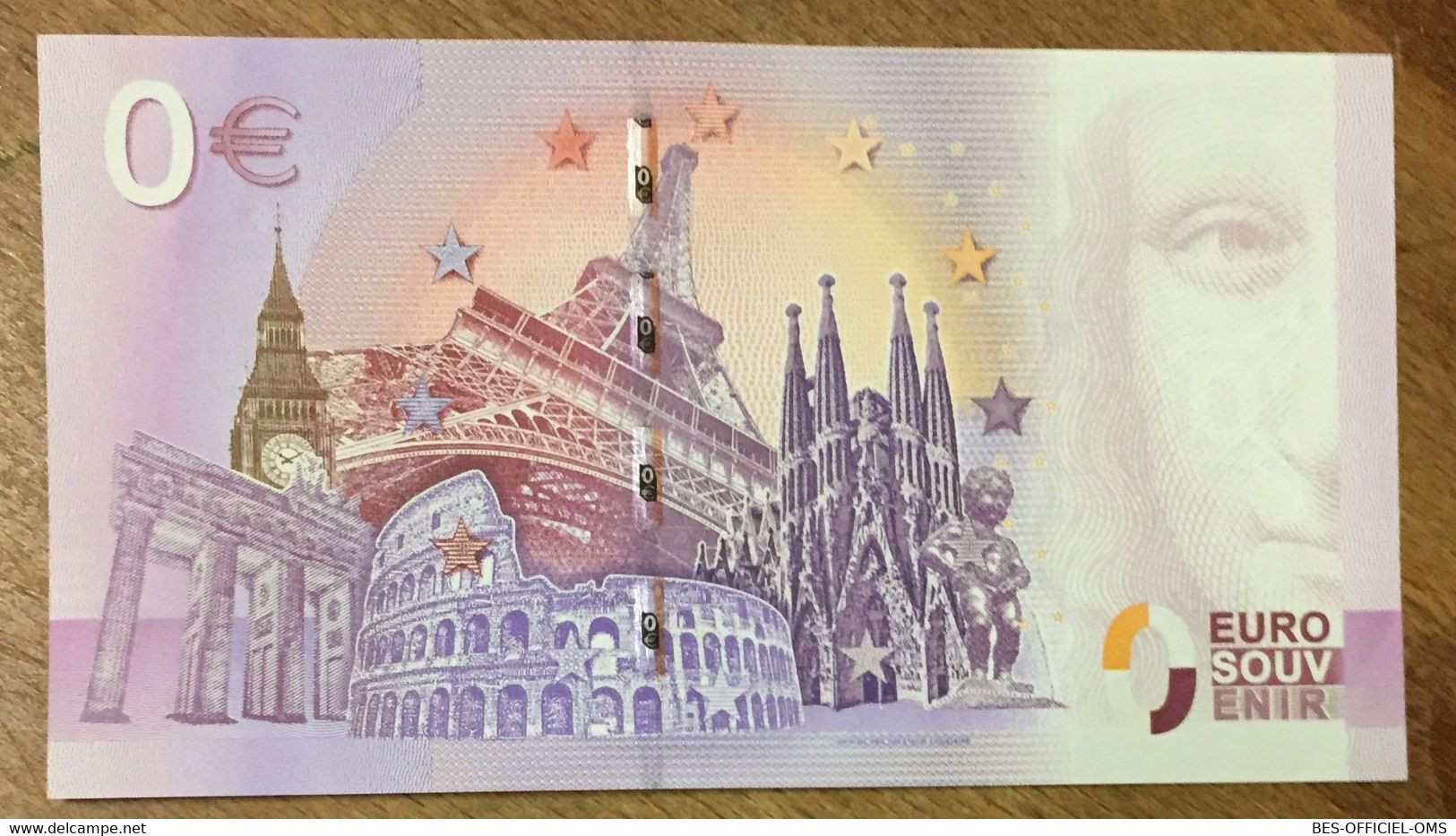 2016 BILLET 0 EURO SOUVENIR DPT 41 CHÂTEAU DE CHEVERNY ZERO 0 EURO SCHEIN BANKNOTE PAPER MONEY BANK - Essais Privés / Non-officiels