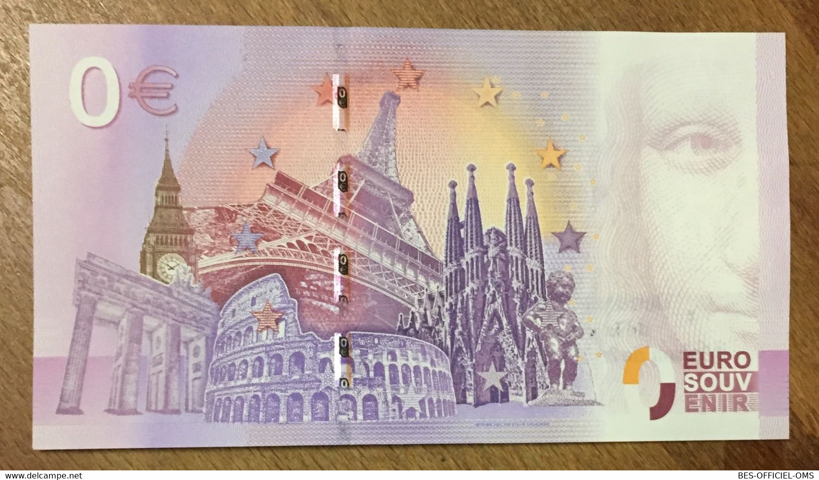 2016 BILLET 0 EURO SOUVENIR DPT 41 MAISON DE MAGIE ROBERT HOUDIN + TIMBRE ZERO 0 EURO SCHEIN BANKNOTE PAPER MONEY BANK - Essais Privés / Non-officiels