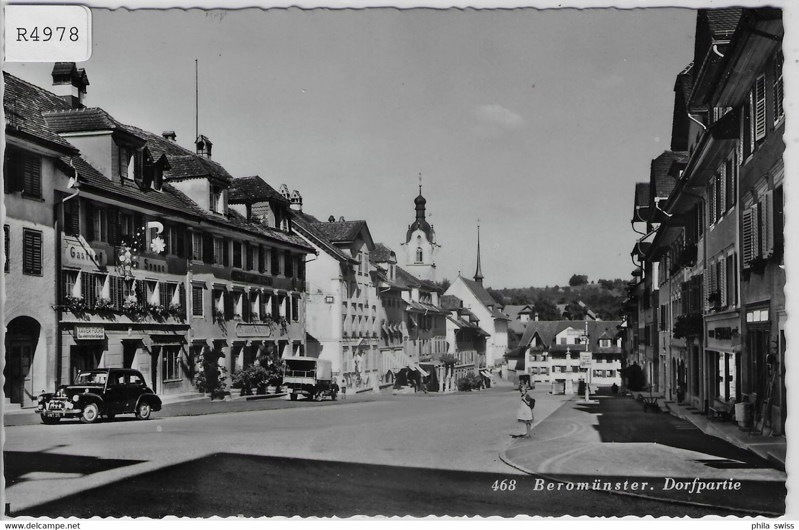 Beromünster - Dorfpartie - Gasthof Zur Sonne - Oldtimer - Animee - Beromünster