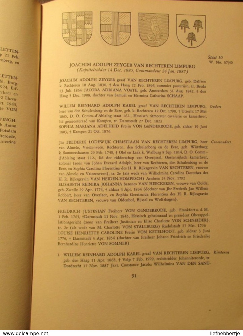 De ridderlijke Duitsche Orde van verleden tot heden - ridders - door F. Fabius - ridderorde adel