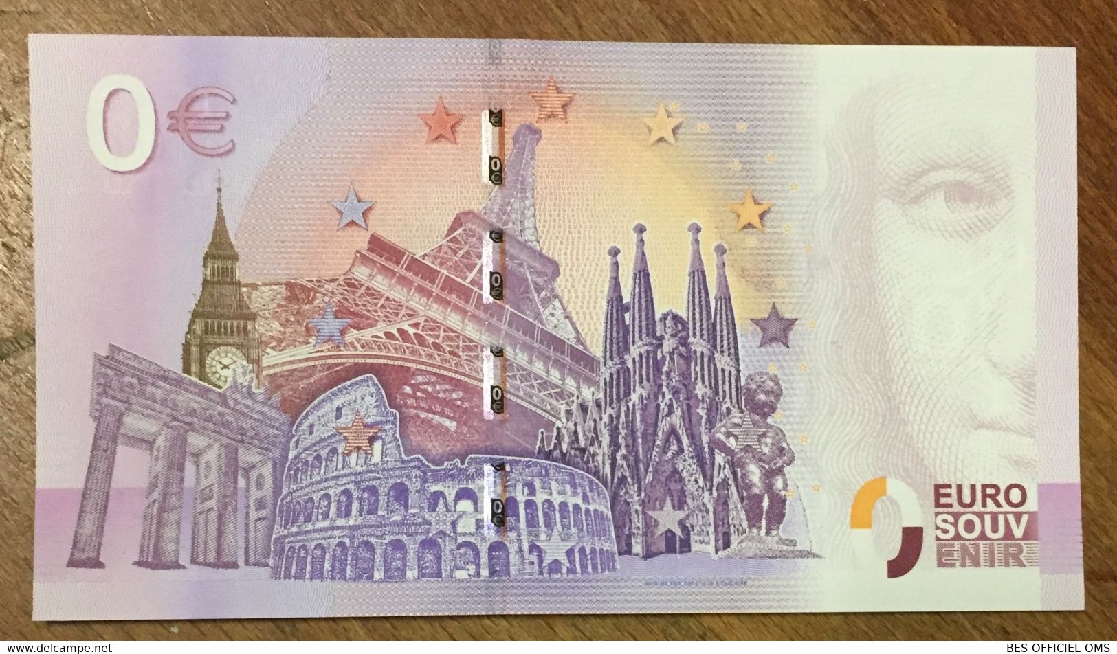 2016 BILLET 0 EURO SOUVENIR DPT 31 LA CITÉ DE L'ESPACE ZERO 0 EURO SCHEIN BANKNOTE PAPER MONEY BANK - Essais Privés / Non-officiels