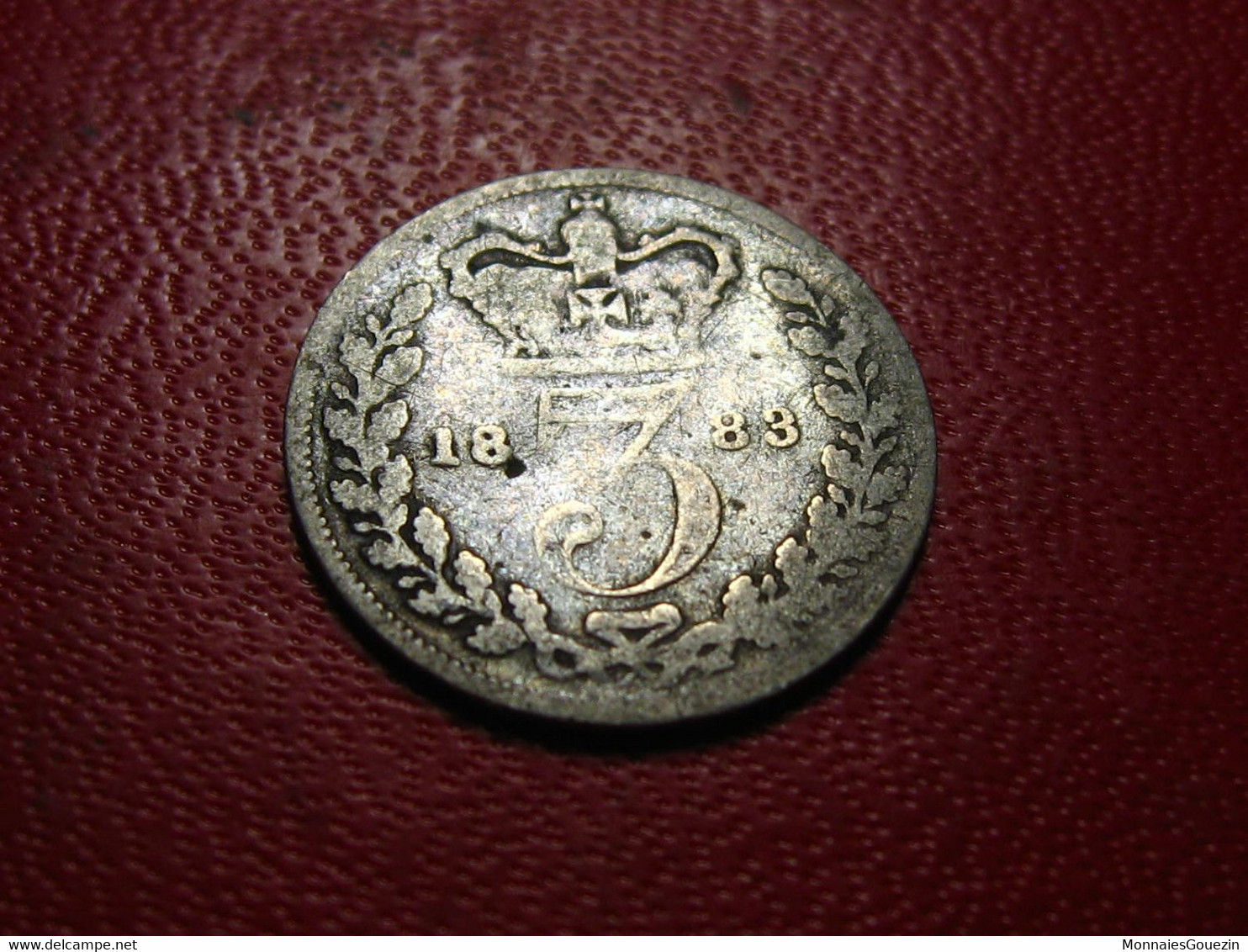 Grande-Bretagne - 3 Pence 1883 Victoria 7904 - F. 3 Pence