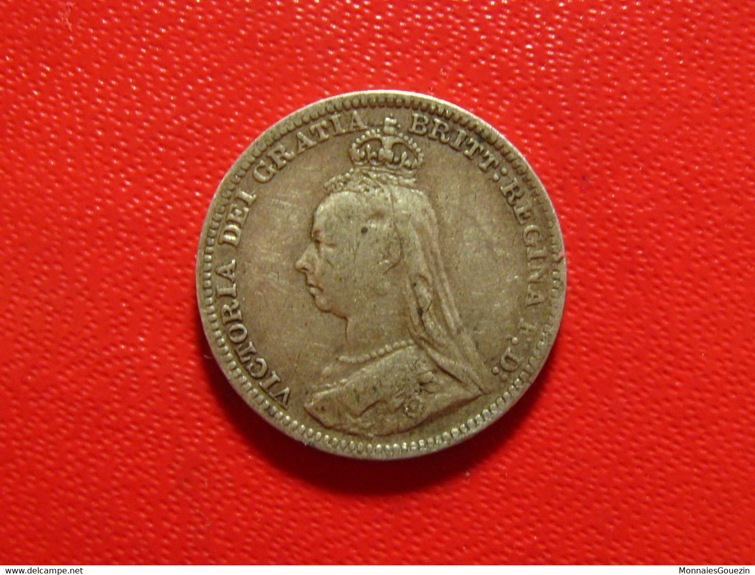 Grande-Bretagne - 3 Pence 1893 Victoria - Rare Avec Avers Du Jubilee - Open 3 7920 - F. 3 Pence