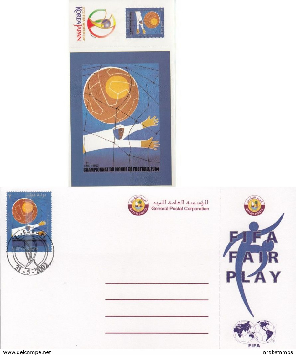 2002 QATAR FIFA WORLD CUP Post Card Unused - Qatar