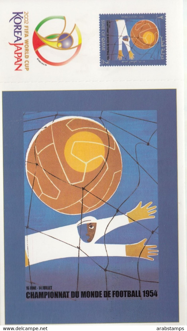 2002 QATAR FIFA WORLD CUP Post Card Unused - Qatar