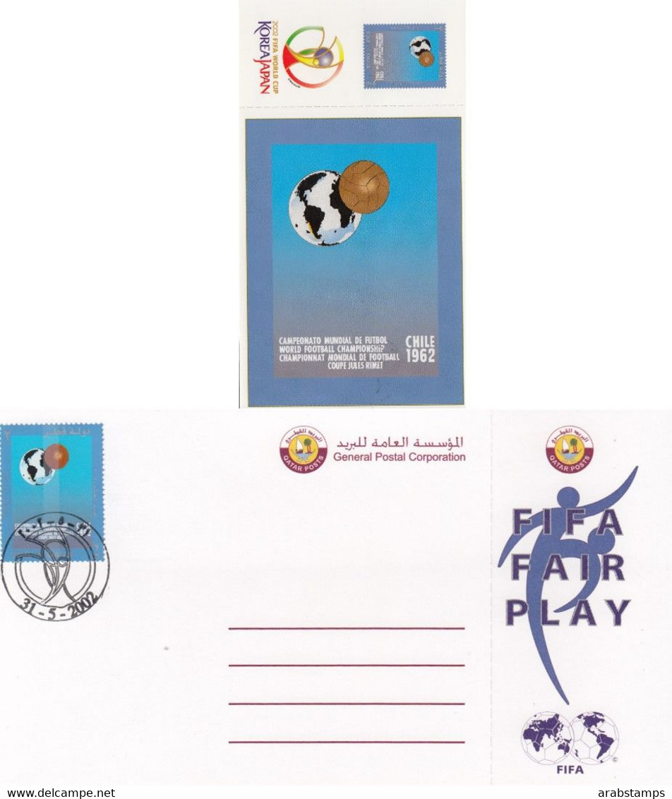 2002 QATAR FIFA WORLD CUP Post Card Unused - Qatar