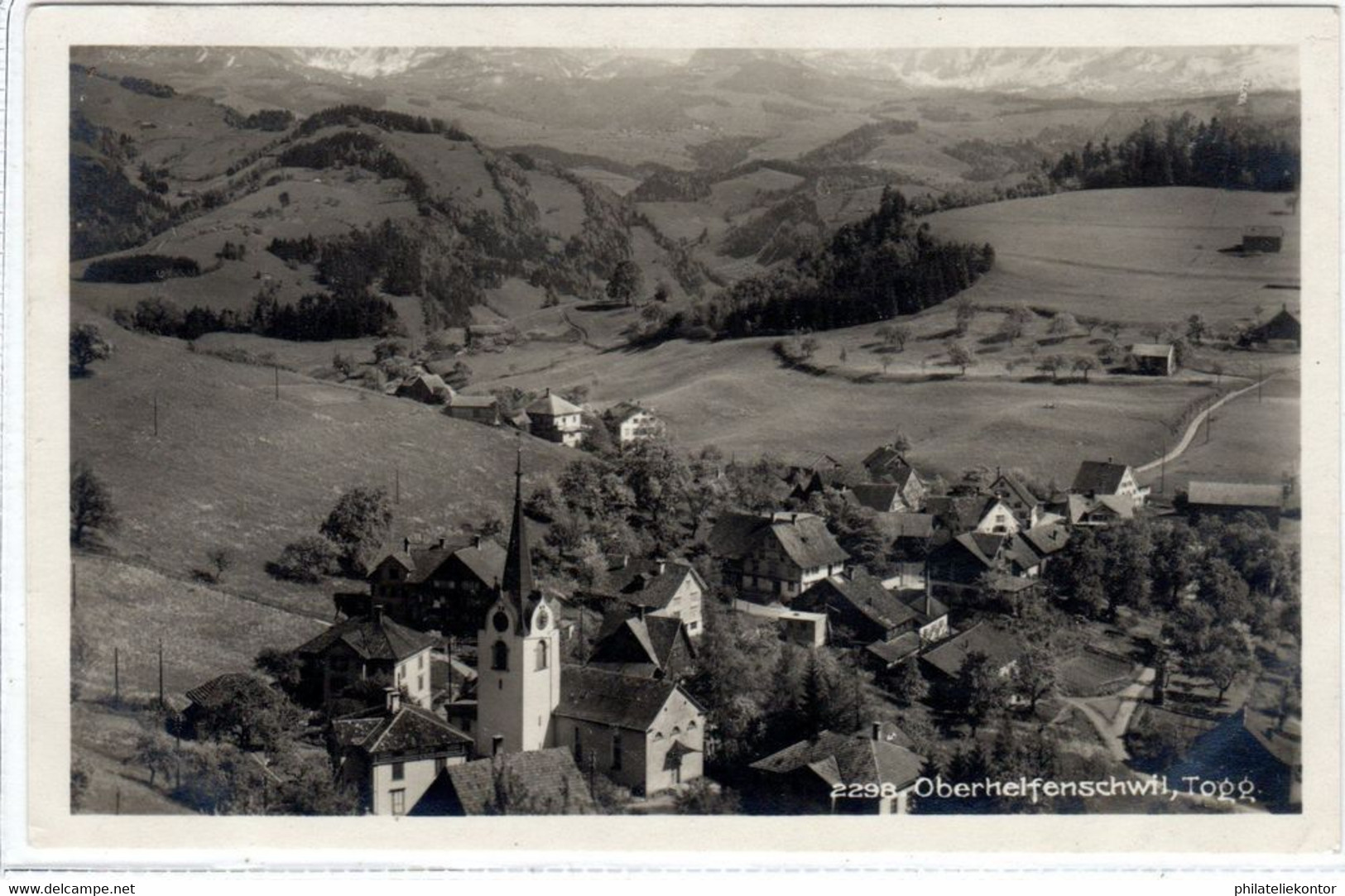 Ansichtskarte Oberhelfenschwil (SG) 1922 - Oberhelfenschwil