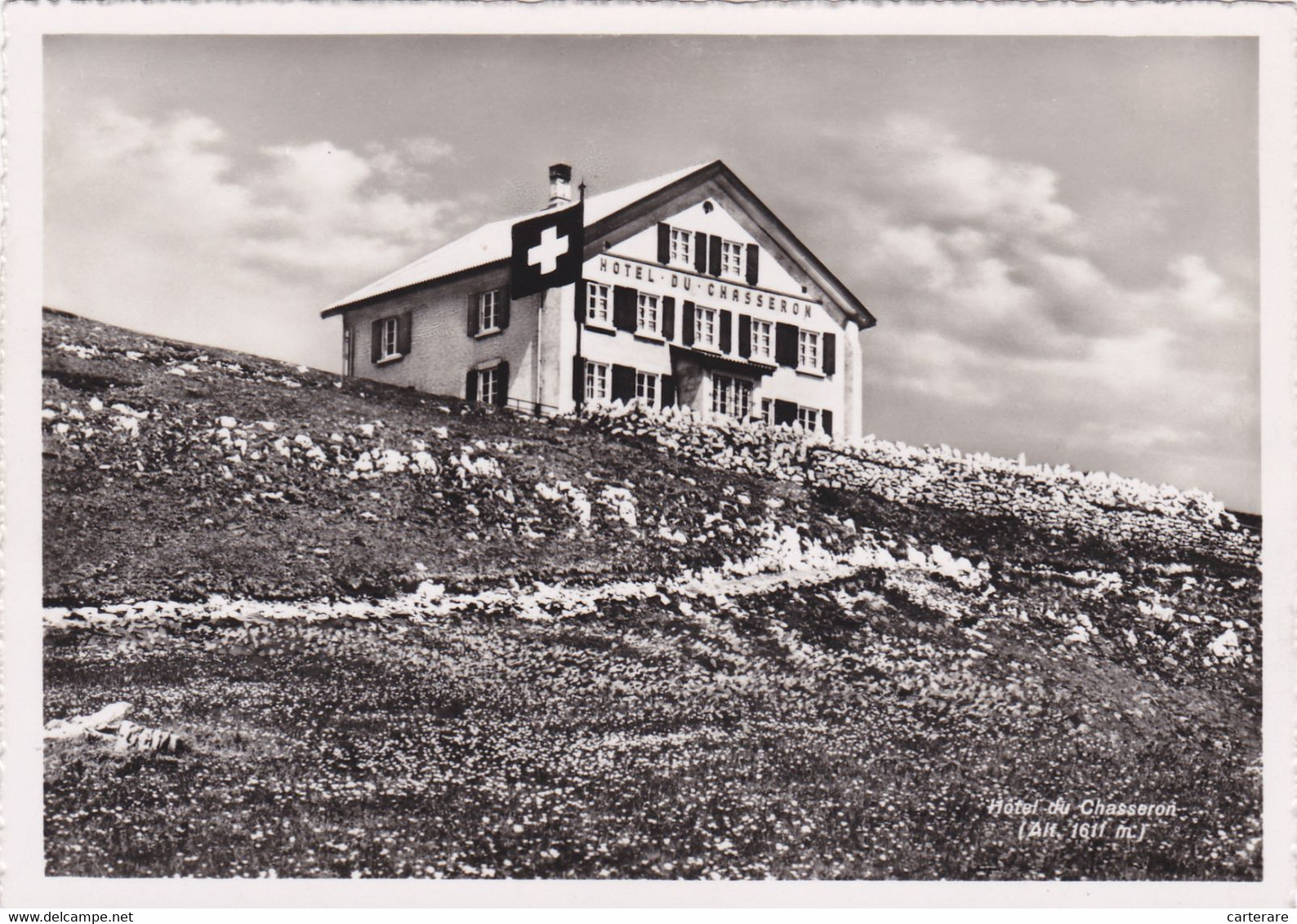 SUISSE,HELVETIA,SVIZZERA,SWITZERLAND ,VAUD,HOTEL CHASSERON,CARTE PHOTO DERIAZ - Other & Unclassified