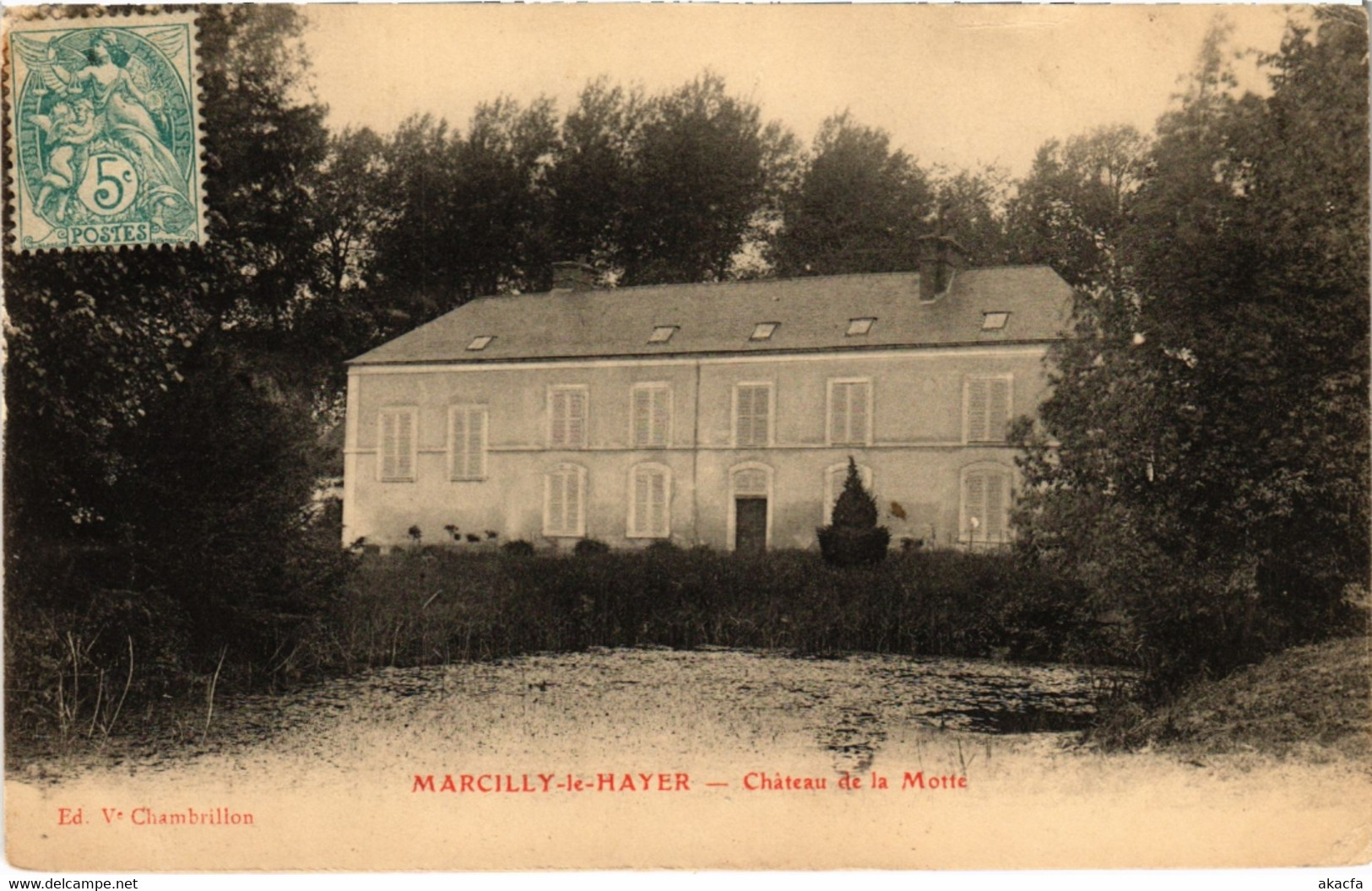 CPA MARCILLY-le-HAYER - Chateau De La Motte (71229) - Marcilly