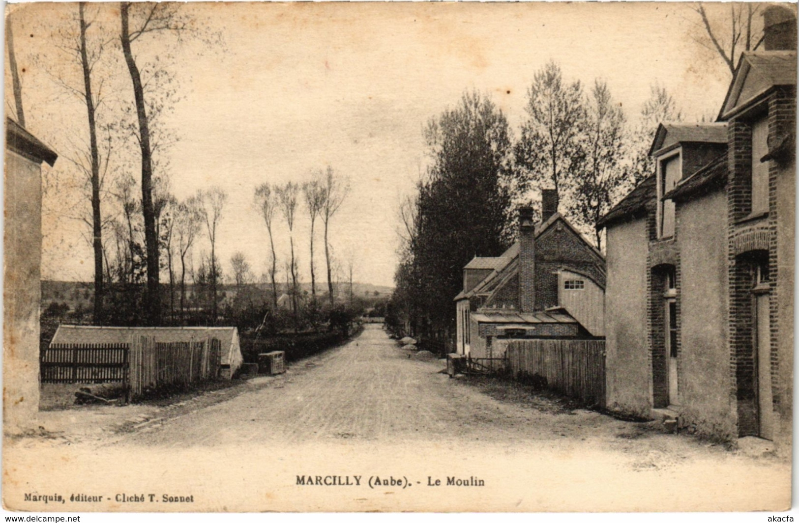 CPA MARCILLY - Le Moulin (71230) - Marcilly