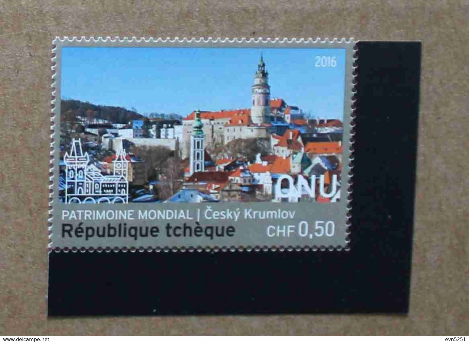 Ge16-01 : Nations-Unies (Genève) / Patrimoine Mondial - Centre Historique De Cesky Krumlov - Unused Stamps