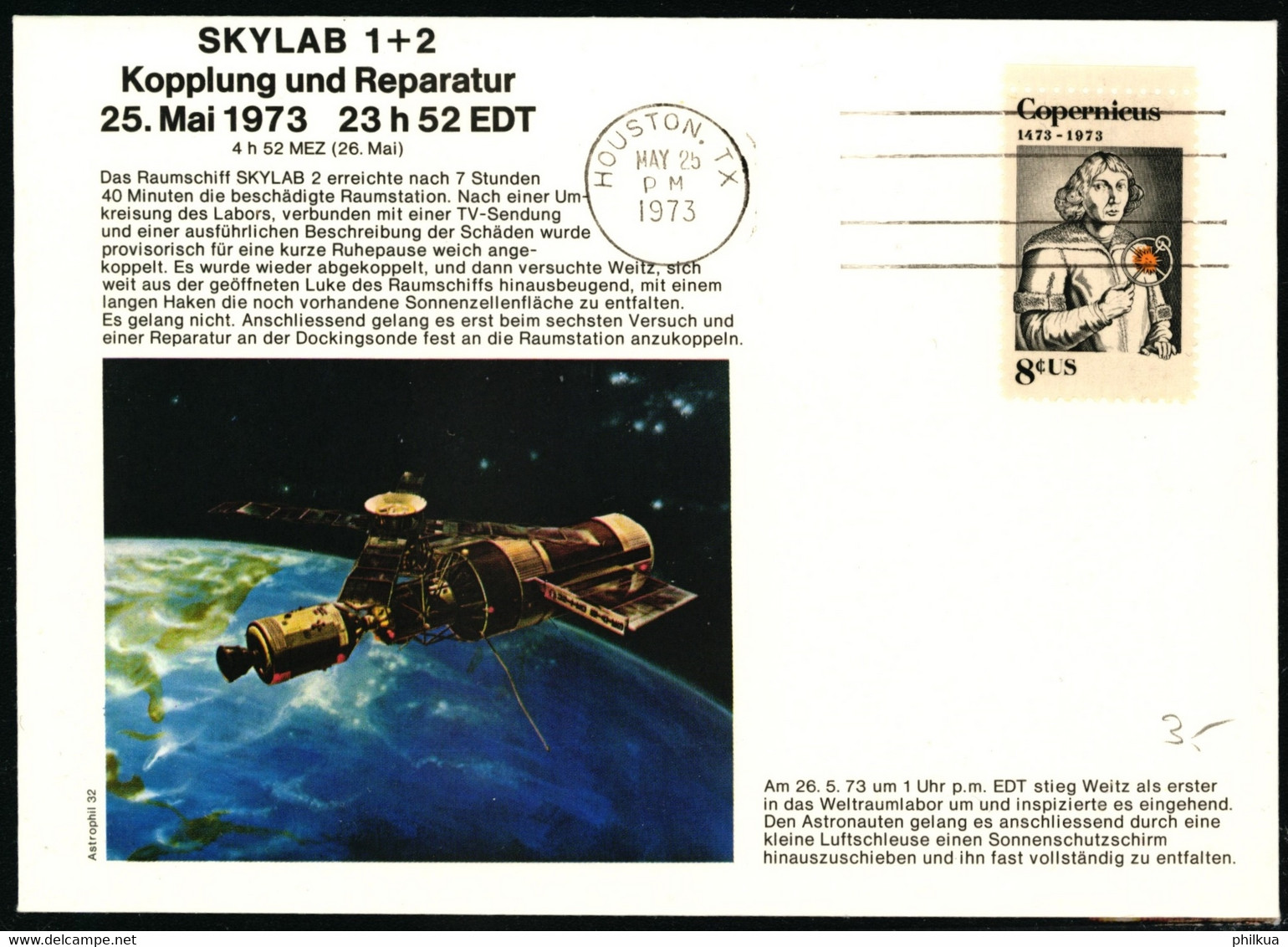 USA SKYLAB Weltraum, Raumfahrt, Sateliten - Space, Space Travel, Satellites - Espace, Voyages Dans L'espace, Satellites - Noord-Amerika