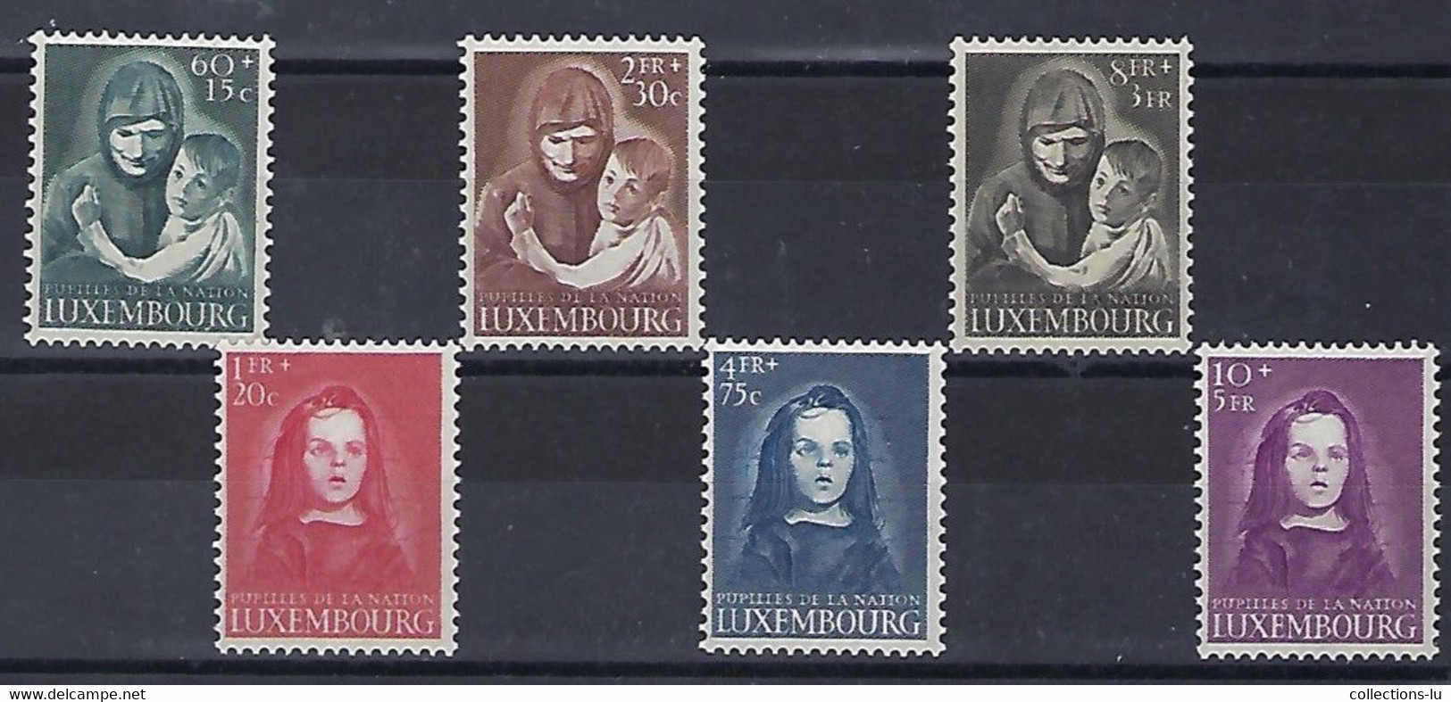 Luxembourg - Luxemburg  Timbres1950  Kriegswaisen  MNH ** KW 150 - Blocks & Sheetlets & Panes