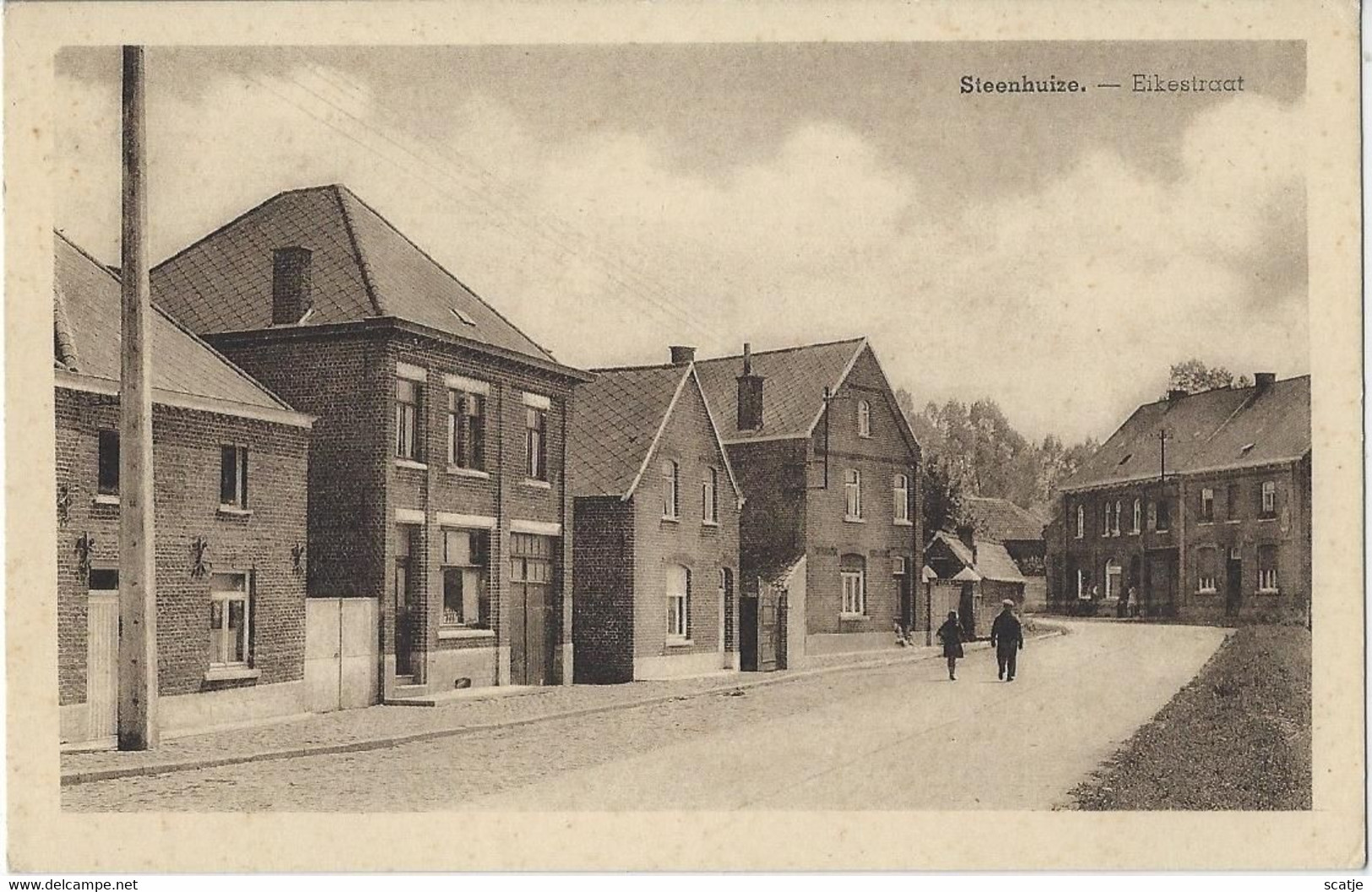 Steenhuize.   -   Eikestraat   -   Uitg.  Van Snick - Herzele