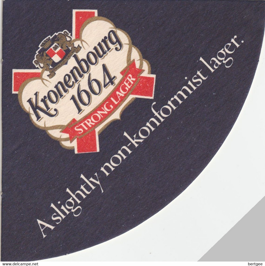 BEERMAT - BRASSERIE KRONENBOURG (STRASBOURG, FRANCE) - STRONG LAGER - Bierviltjes