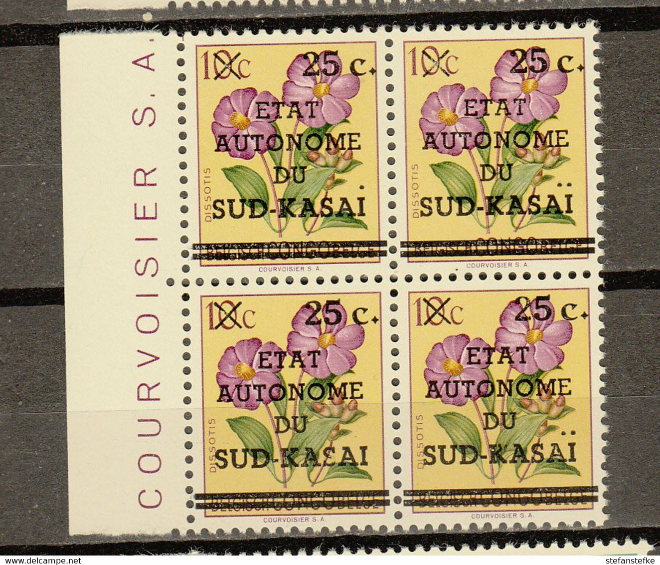 Zuid-Kasai Ocb Nr : 3 - V ** MNH (zie Scan) Sans Et Un Point Sur I 2 Timbres - Sud Kasai