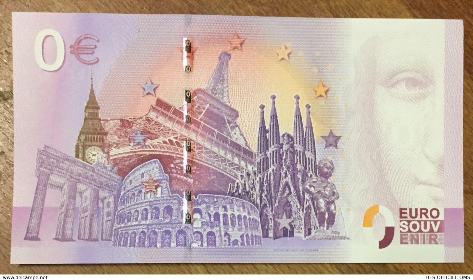 2016 BILLET 0 EURO SOUVENIR DPT 31 LES JACOBINS TOULOUSE ZERO 0 EURO SCHEIN BANKNOTE PAPER MONEY BANK - Private Proofs / Unofficial