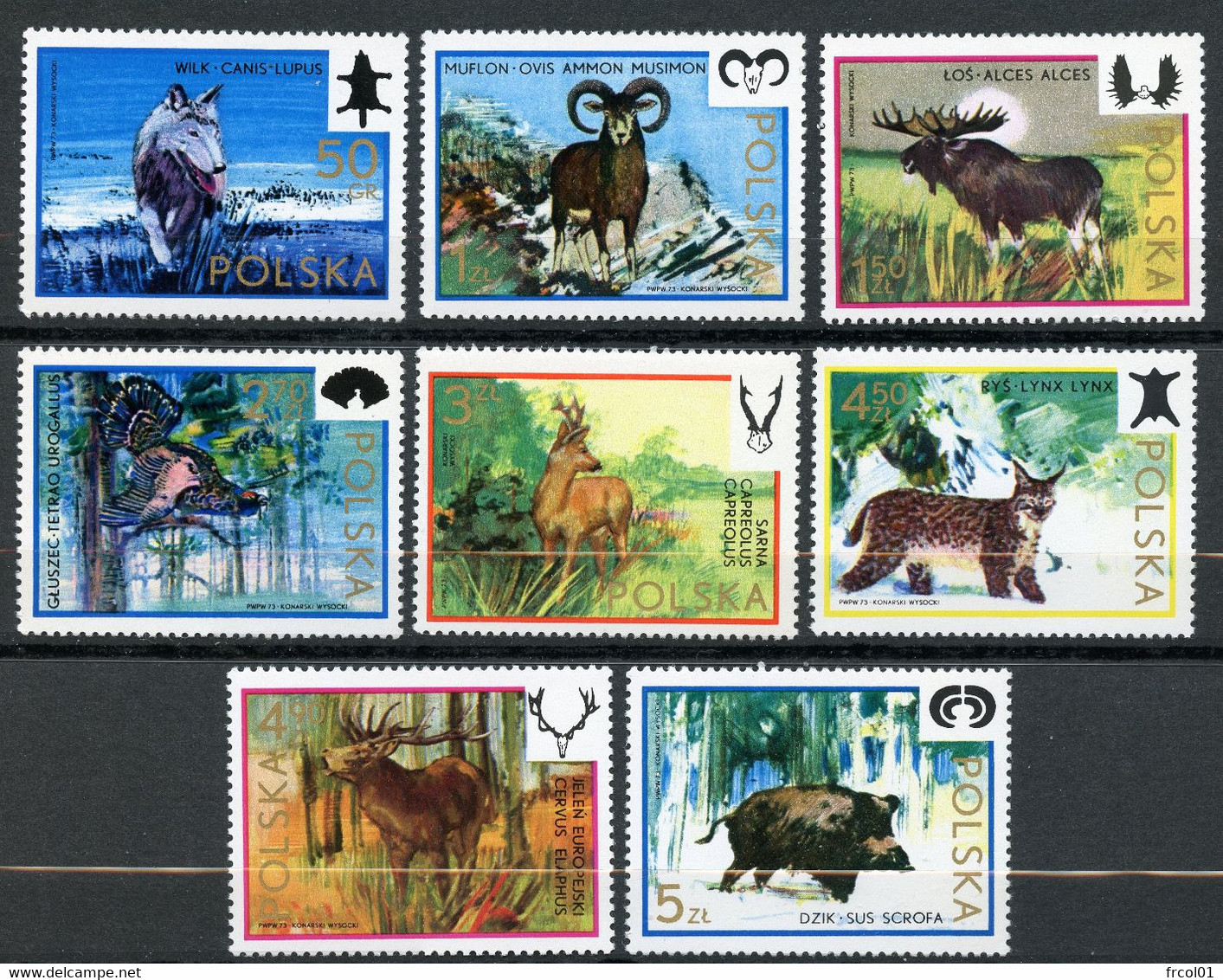 Pologne, Yvert  2091/2098**, MNH - Other & Unclassified