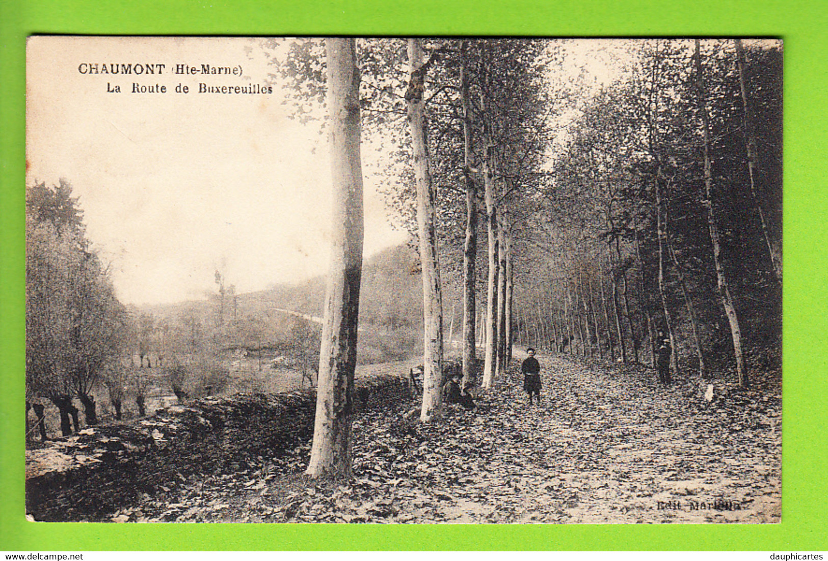 CHAUMONT : La Route De Buxereuilles. 2 Scans. Edition Marielle - Chaumont