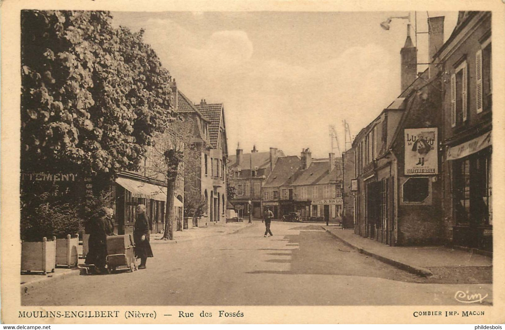 NIEVRE   MOULINS ENGILBERT  Rue Des Fossés - Moulin Engilbert