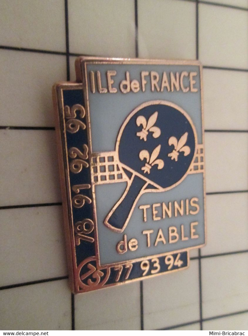 2020 Pin's Pins / Rare Et De Belle Qualité !!! THEME SPORTS / TENNIS DE TABLE PING-PONG ILE DE FRANCE Y'a Du Pognon ! - Tischtennis