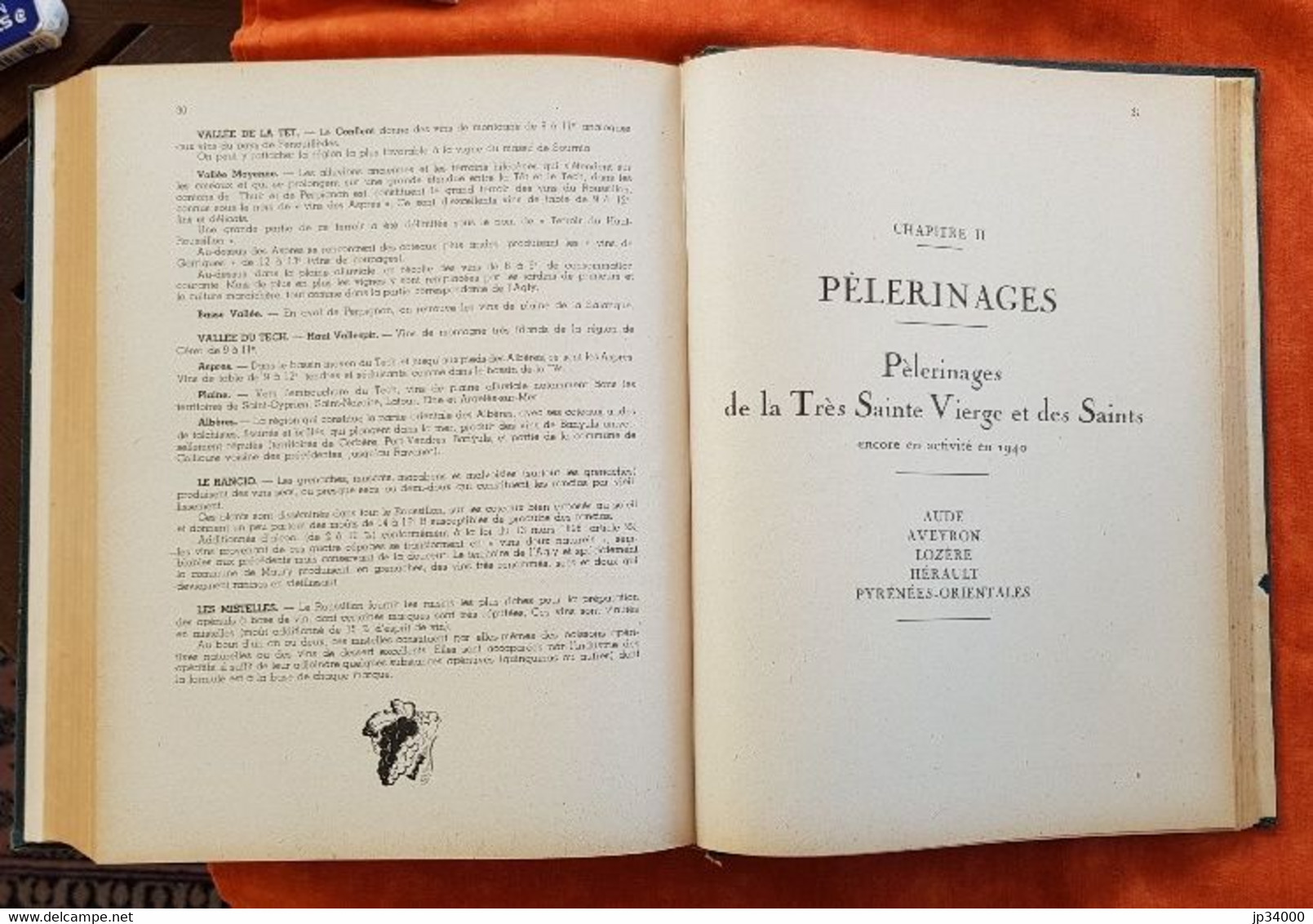 LIVRE D'OR de L'ACTIVITÉ FRANÇAISE Roussillon Bas-Languedoc et Aveyron 1942. TRES BEL ETAT