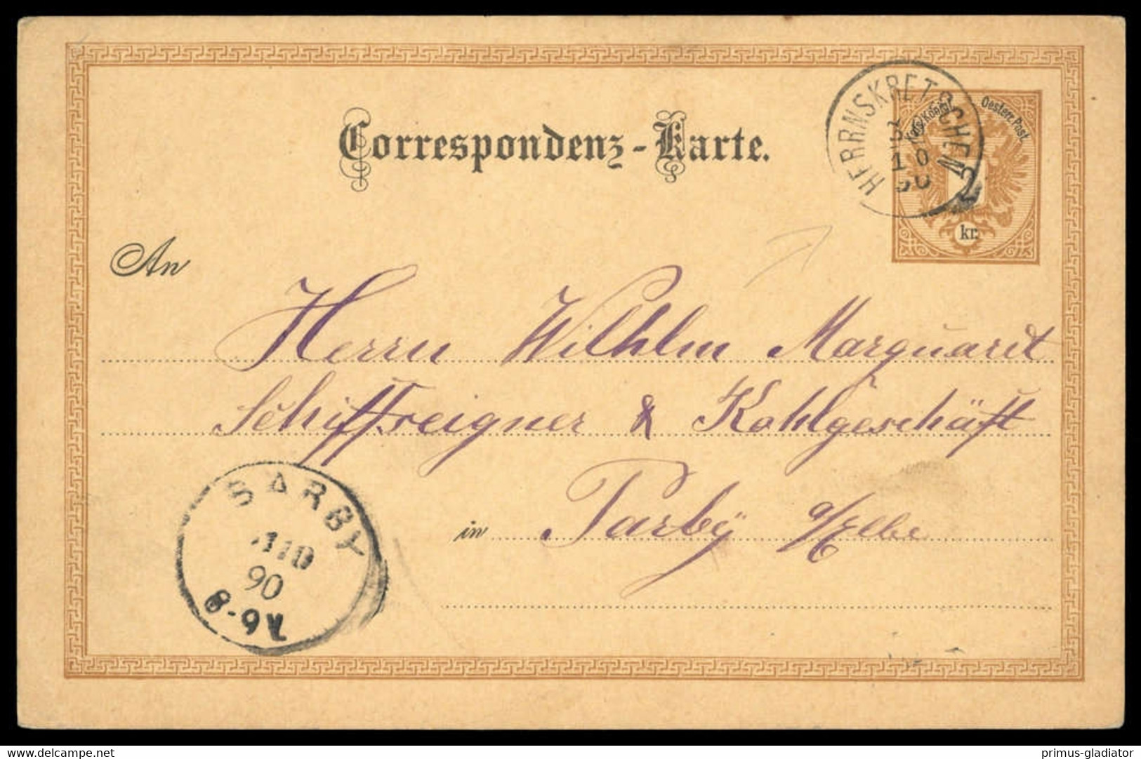 Österreich, GA, Brief - Machine Postmarks