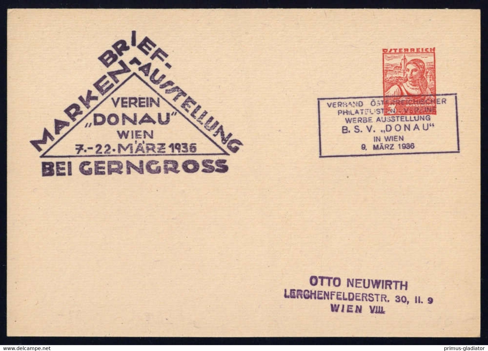 Österreich, GA, Brief - Machine Postmarks