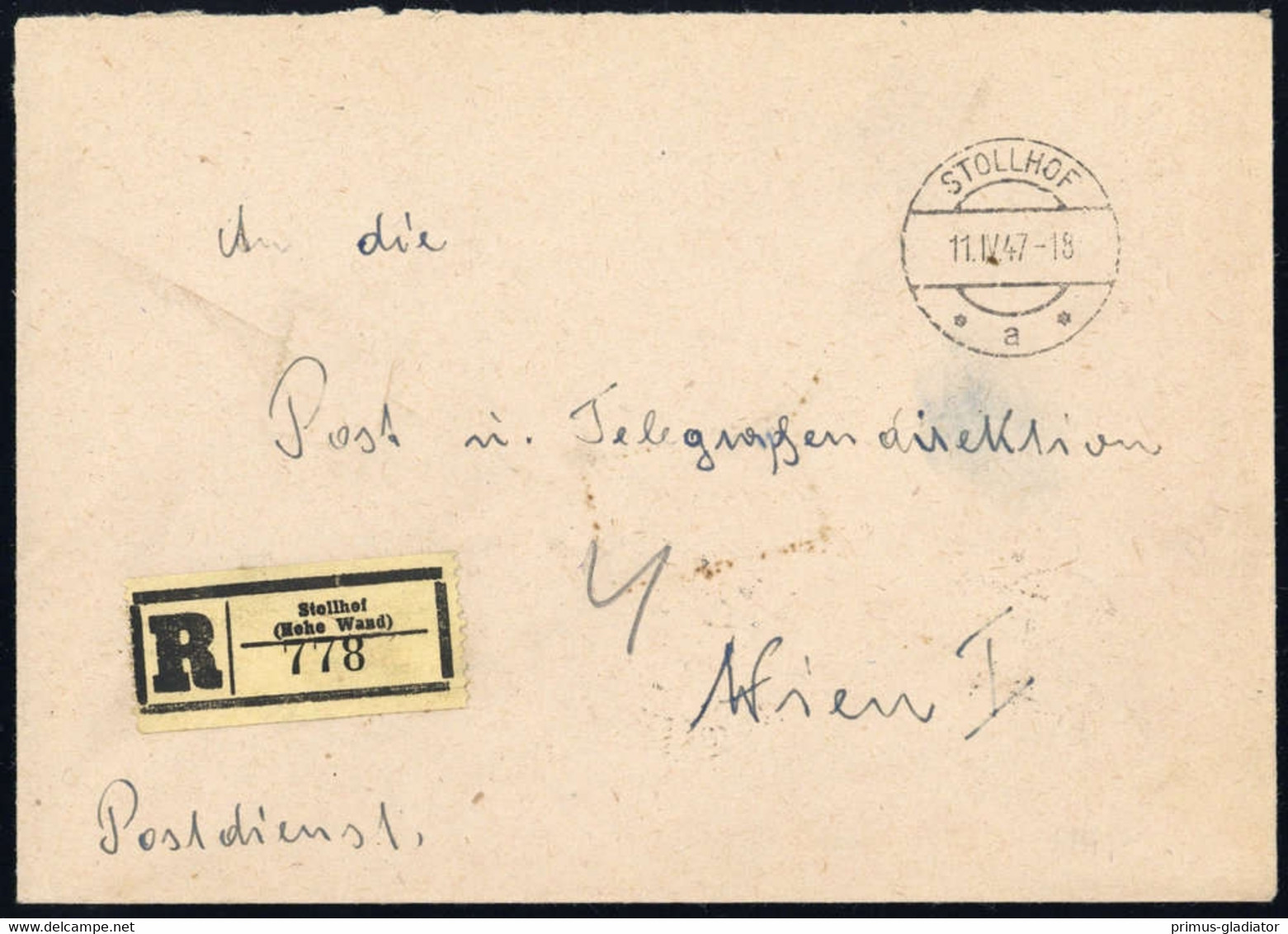1947, Österreich, Brief - Machine Postmarks