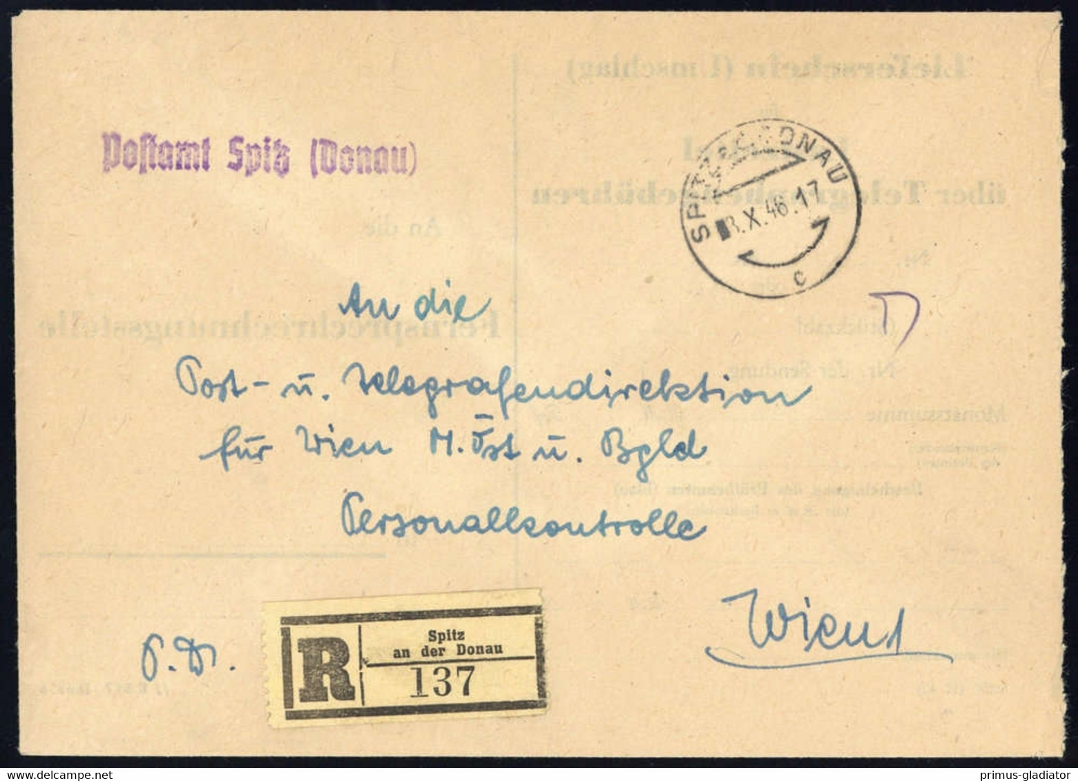 1946, Österreich, Brief - Oblitérations Mécaniques
