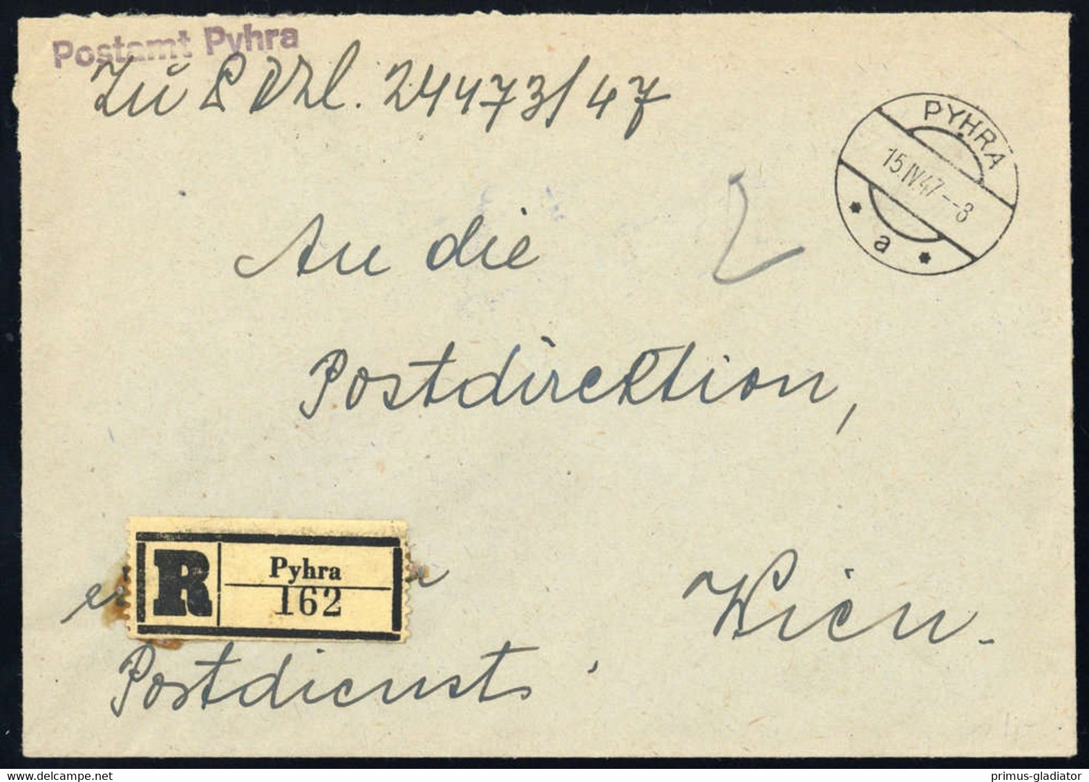 1947, Österreich, Brief - Machine Postmarks