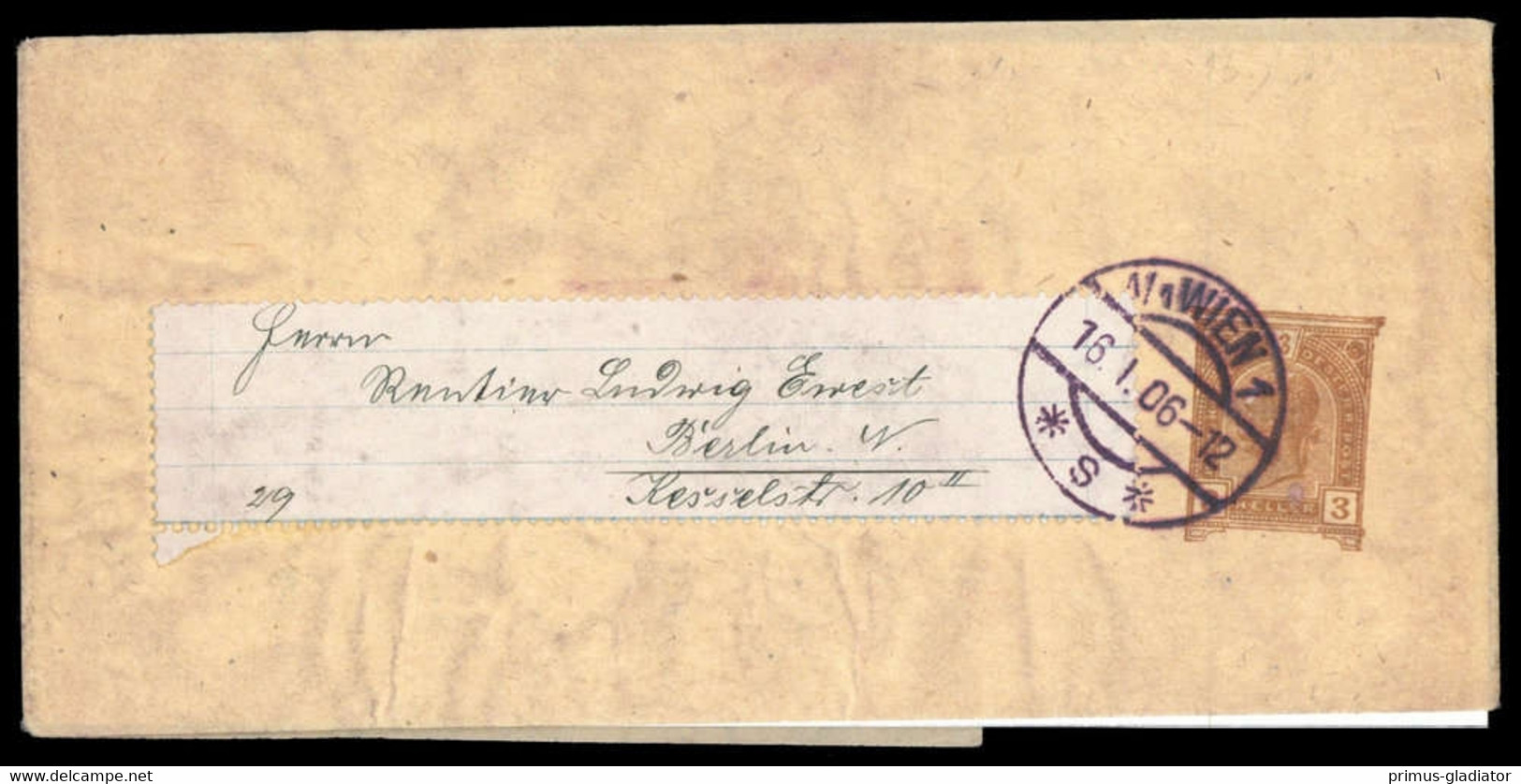 1906, Österreich, S 6, Brief - Machine Postmarks