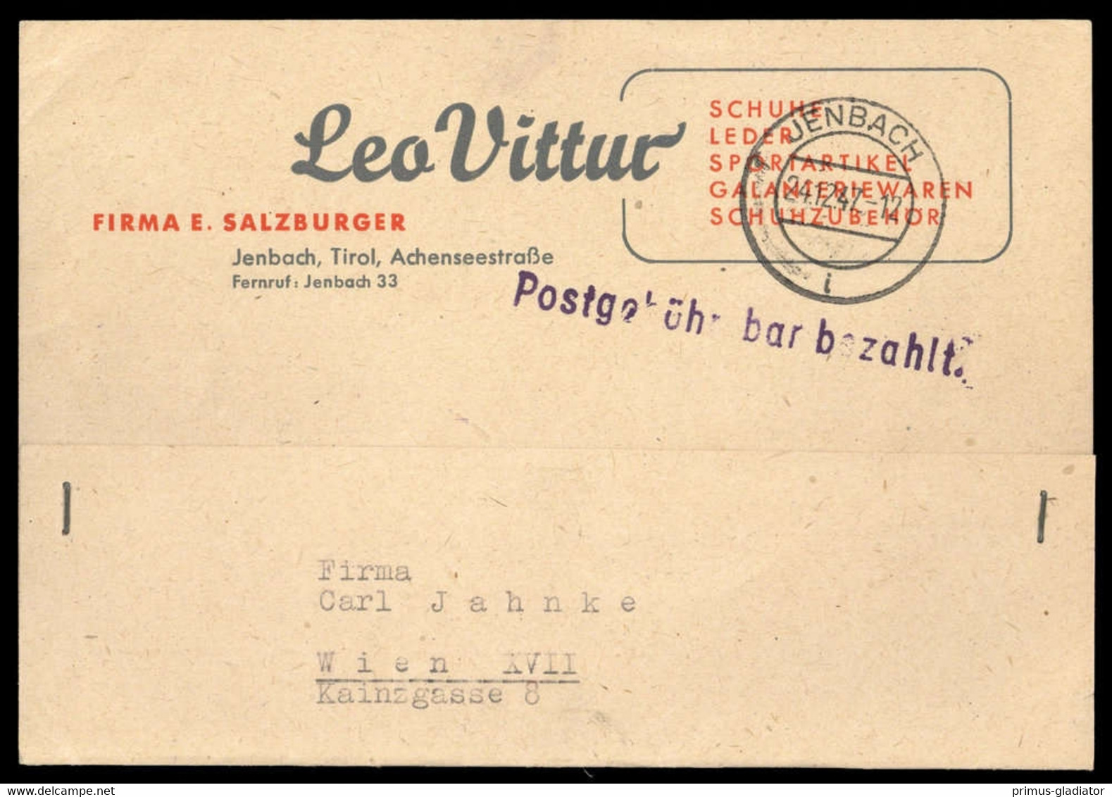 1947, Österreich, Brief - Machine Postmarks