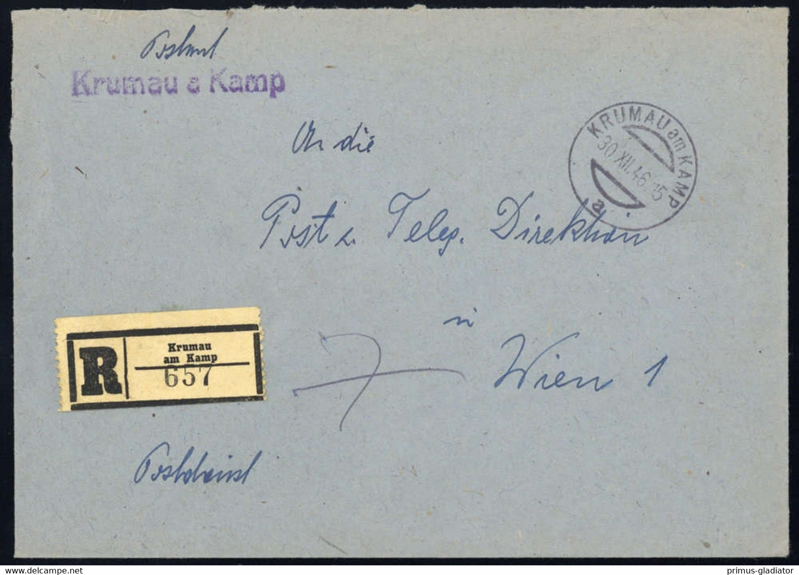 1946, Österreich, Brief - Machine Postmarks