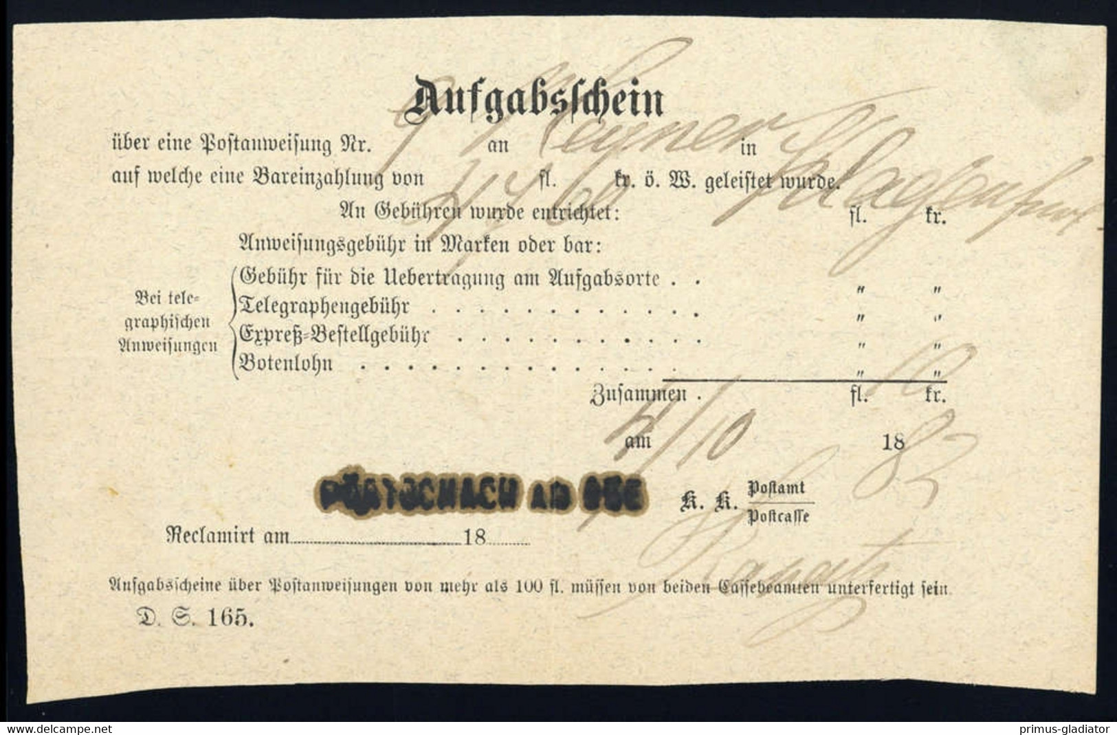 1882, Österreich, Brief - Machine Postmarks