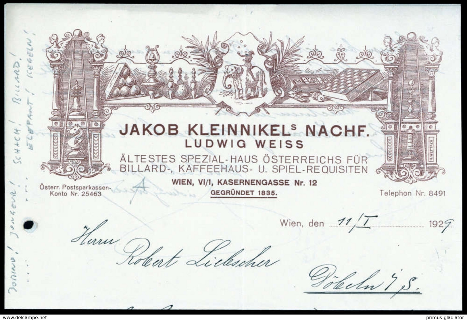 1929, Österreich, Brief - Machine Postmarks