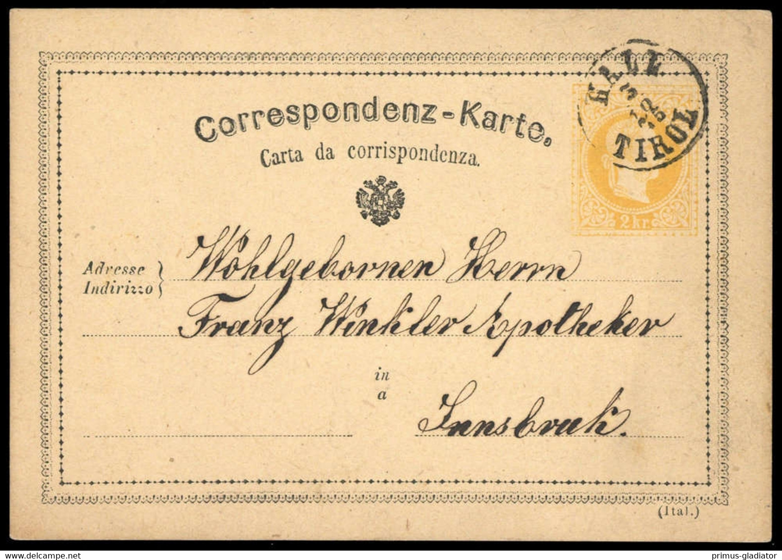 Österreich, GA, Brief - Machine Postmarks