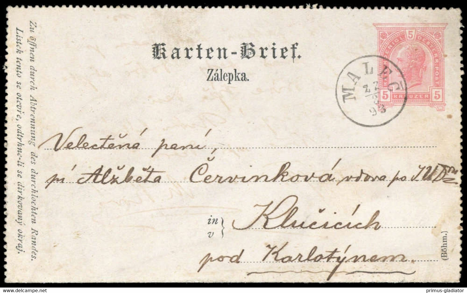 Österreich, GA, Brief - Machine Postmarks