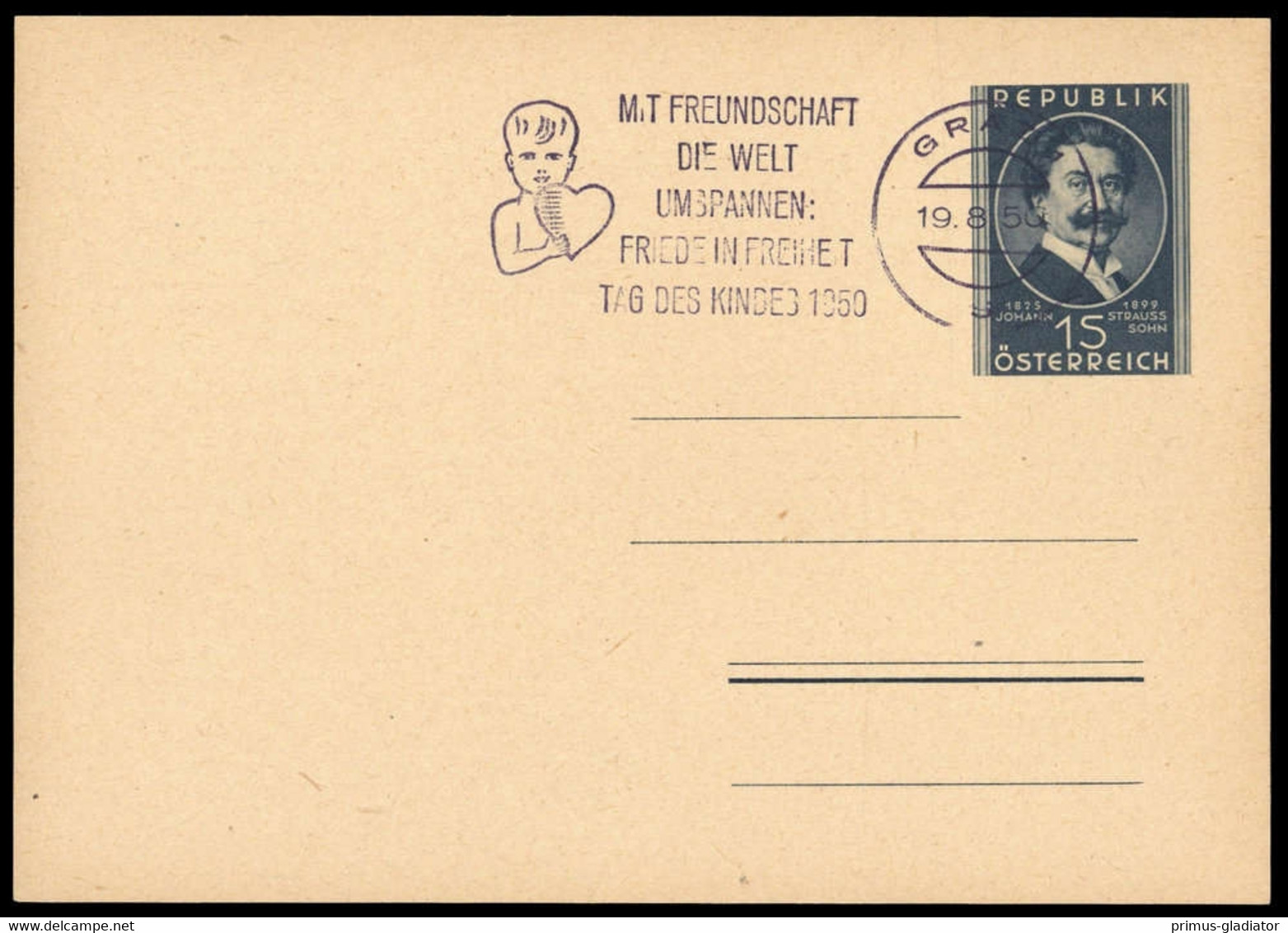 1950, Österreich, PP (934), Brief - Machine Postmarks